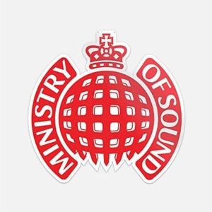 Ministry of Sound Logo Car Bumper Sticker Decal - Longer Side 3'' Made in USA